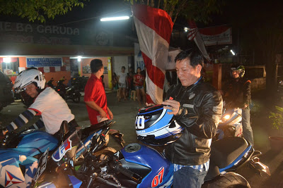 Gunakan Motor, Lumentut Keliling Manado Untuk Rayakan 'Pesta Rakyat'